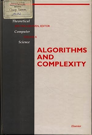 Bild des Verkufers fr Algorithms and Complexity Volume A zum Verkauf von avelibro OHG