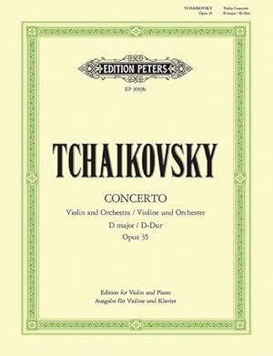 Imagen del vendedor de Violin Concerto in D Op. 35 Edition for Violin and Piano by the Composer : Solo Part Ed a la venta por GreatBookPricesUK