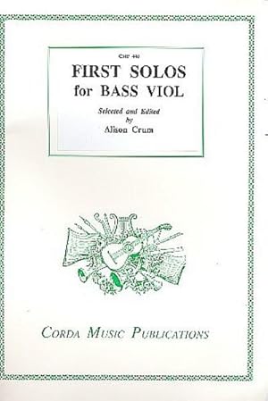 Seller image for First solosfor bass viol for sale by AHA-BUCH GmbH