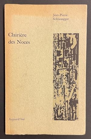 Seller image for Clairire des Noces. for sale by Le Cabinet d'Amateur