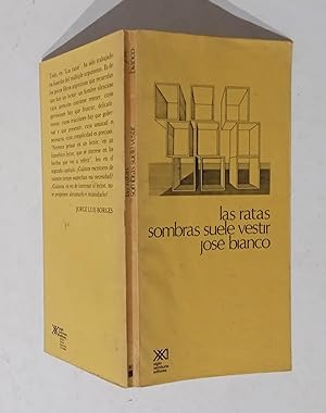 Seller image for Las ratas; Sombras suele vestir for sale by La Social. Galera y Libros