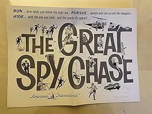 Bild des Verkufers fr The Great Spy Chase Pressbook 1964 Lino Ventura, Bernard Blier, Francis Blanche zum Verkauf von AcornBooksNH