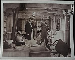 Imagen del vendedor de Steamboat Round the Bend 8 x 10 Still 1935 Will Rogers gives broom to Francis Ford! a la venta por AcornBooksNH