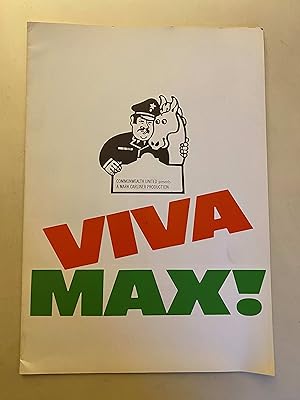 Bild des Verkufers fr Viva Max! Pressbook 1969 Peter Ustinov, Pamela Tiffin, Jonathan Winters zum Verkauf von AcornBooksNH