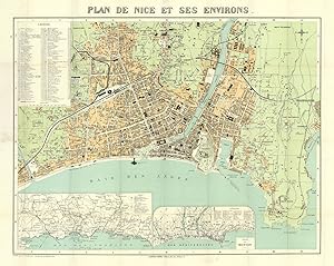 Plan de Nice et ses Environs