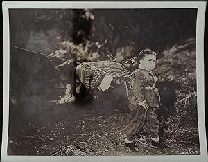 Immagine del venditore per Little Sinner 8 X 10 Still 1935 Spanky dragging tied up Buckwheat! venduto da AcornBooksNH