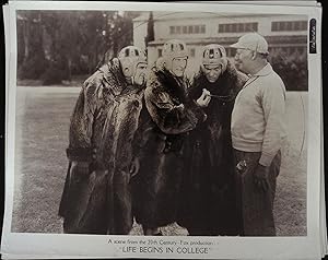 Image du vendeur pour Life Begins in College 8 X 10 Still 1937 The Ritz Brothers! mis en vente par AcornBooksNH