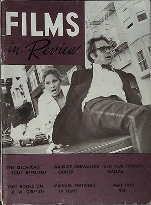 Films in Review May 1972 Barbara Streisand and Ryan O'Neal in "What's Up, Doc?"