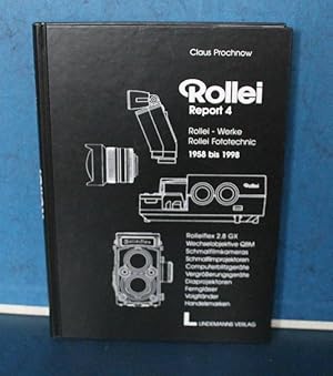 Bild des Verkufers fr Rollei Report 4. Rollei-Werke, Rollei Fototechnic 1958 bis 1998 zum Verkauf von Eugen Kpper