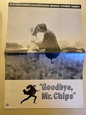 Imagen del vendedor de Goodby, Mr. Chips Pressbook 1969 Peter O'Toole, Petula Clark a la venta por AcornBooksNH