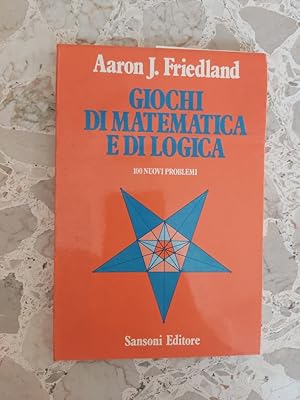 Immagine del venditore per Giochi di matematica e di logica venduto da librisaggi