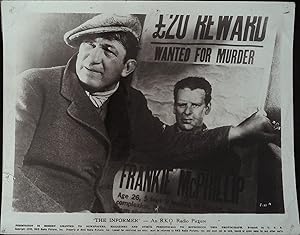 Image du vendeur pour The Informer 8 X 10 Still 1937 Victor McLaglen by Wallace Ford's wanted poster! mis en vente par AcornBooksNH