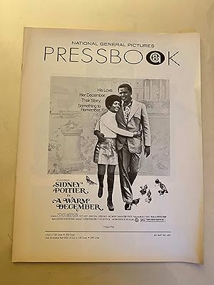 Seller image for A Warm December Pressbook 1973 Sidney Poitier, Ester Anderson! for sale by AcornBooksNH