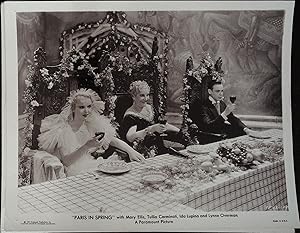 Seller image for Paris in Spring 8 x 10 Still 1935 Jessie Ralph between James Blakely & Ida Lupino! for sale by AcornBooksNH