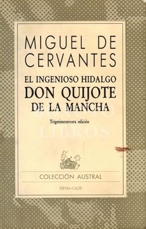 Imagen del vendedor de El ingeniosos hidalgo don Quijote de La Mancha a la venta por Boxoyo Libros S.L.