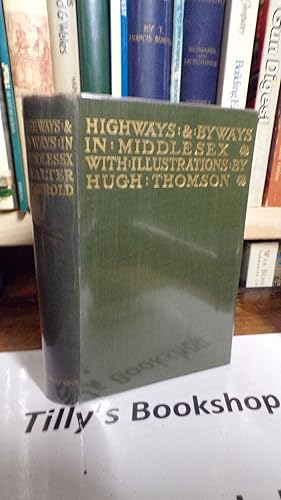 Imagen del vendedor de Highways And Byways In Middlesex a la venta por Tilly's Bookshop