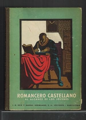 Imagen del vendedor de Romancero castellano al alcance de los jvenes. Coleccin de romances escogidos y arreglados por D. Juan Palau Vera. Ilustraciones de P. Montanya. a la venta por La Librera, Iberoamerikan. Buchhandlung