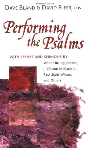 Seller image for Performing The Psalms for sale by Collectors' Bookstore