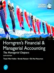 Seller image for Horngren's Financial & Managerial Accounting, the Managerial Chapters, Global Edition for sale by Collectors' Bookstore