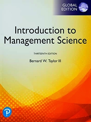 Bild des Verkufers fr Introduction To Management Science, Global Edition zum Verkauf von Collectors' Bookstore