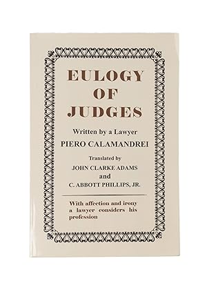 Imagen del vendedor de Eulogy of Judges. Paperback edition a la venta por The Lawbook Exchange, Ltd., ABAA  ILAB