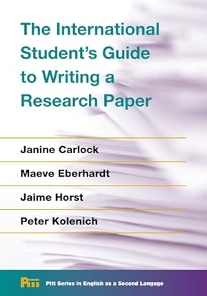 Imagen del vendedor de International Student's Guide to Writing a Research Paper a la venta por GreatBookPrices