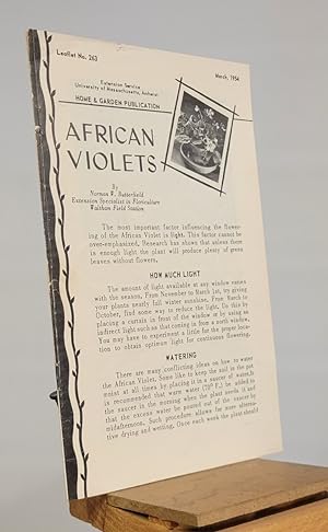 African Violets : Leafet No. 263 March, 1954