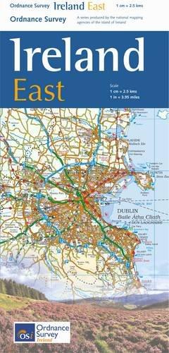 Seller image for The Ireland Holiday Map - East (Irish - Maps, Atlases and Guides) for sale by WeBuyBooks