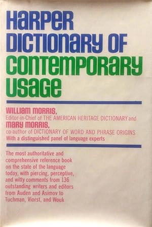 Seller image for Harper Dictionary of Contemporary Usage for sale by Kayleighbug Books, IOBA