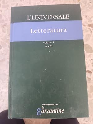 Letteratura. Volume 1 A-O