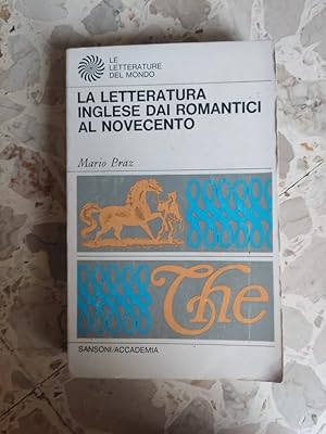 La letteratura inglese dai romantici al novecento