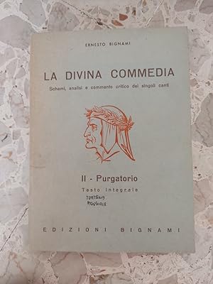 Immagine del venditore per La divina commedia: schemi, analisi e commento critico dei singoli canti. Il purgatorio venduto da librisaggi