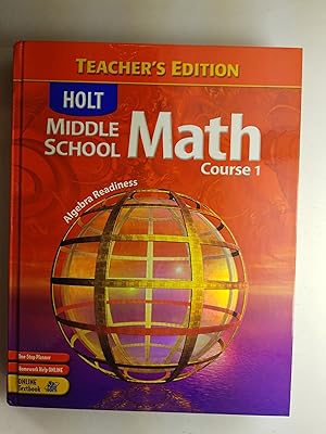 Seller image for Holt Middle School Math, Course 1, Teacher's Edition for sale by ShowMe D Books