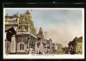 Ansichtskarte Colombo, Hindu Temples