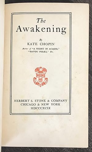 Seller image for The Awakening [First Edition] - Chopin, Kate for sale by Big Star Books