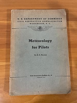 Imagen del vendedor de Meteorology for Pilots a la venta por Matthew's Books