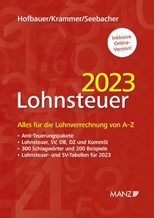 Bild des Verkufers fr Lohnsteuer 2023: inklusive Zugangscode fr Online-Nutzung (Handbuch) zum Verkauf von Studibuch
