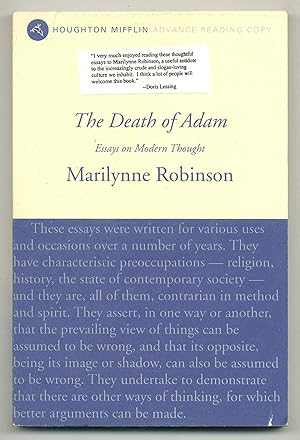 Imagen del vendedor de The Death of Adam: Essays on Modern Thought a la venta por Between the Covers-Rare Books, Inc. ABAA