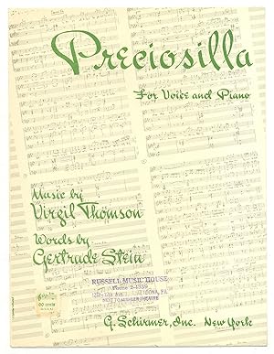 Seller image for [Sheet music]: Preciosilla for sale by Between the Covers-Rare Books, Inc. ABAA