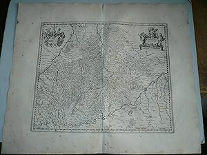Wirtenberg Ducatus, anno 1630, Karte bei Mercator-Hondius, altkoloriert Amsterdam, H. Hondius, um...
