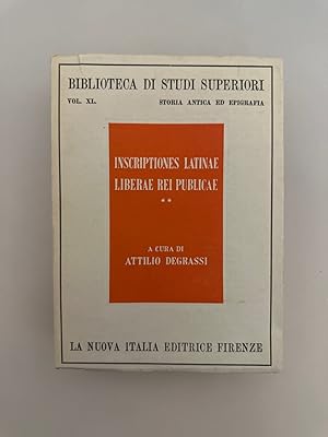 Inscriptiones Latinae Liberae rei publicae, Fasciculus alter.