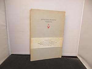 Officina Bodoni Verona Catalogus van de boeken op de handpers gedrukt, Antwerp, 1954