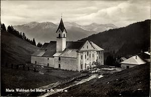 Bild des Verkufers fr Ansichtskarte / Postkarte Mtzens Mhlbachl Tirol sterreich, Wallfahrt Maria Waldrast zum Verkauf von akpool GmbH