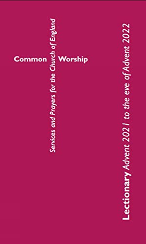 Bild des Verkufers fr Common Worship Lectionary: Advent 2021 to the Eve of Advent 2022 (Large Format) zum Verkauf von WeBuyBooks