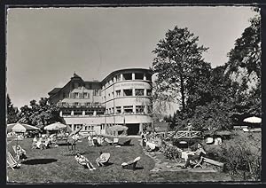 Ansichtskarte Stansstad /Vierwaldstättersee, Hotel Schützenhaus von Rob. Naepflin