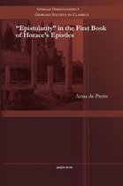 Bild des Verkufers fr Gorgias Studies in Classics: Epistolarity in the First Book of Horace's Epistles zum Verkauf von Collectors' Bookstore