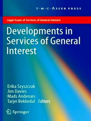 Immagine del venditore per Legal Issues of Services of General Interest: Developments in Services of General Interest venduto da Collectors' Bookstore