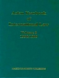 Image du vendeur pour Asian Yearbook of International Law, Volume 8 (1998-1999) mis en vente par Collectors' Bookstore