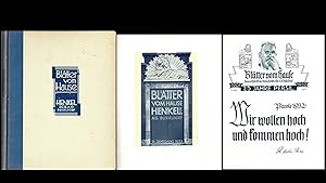 Blätter vom Hause - Monatshefte der Firma Henkel & Cie.A.G. Düsseldorf. (Vollständiger 12. Jahrga...