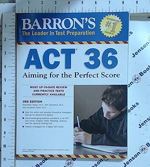 Seller image for Barron's ACT 36: Aiming for the Perfect Score for sale by Jenson Books Inc